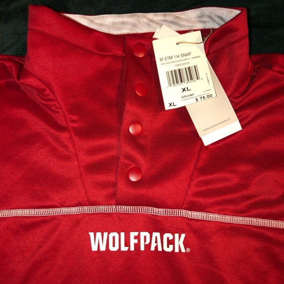 NWT [Adidas] NC Wolfpack Long Sleeve Player Top - Picture 3 of 9
